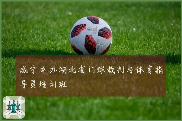 咸宁举办湖北省门球裁判与体育指导员培训班